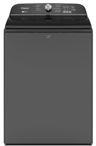 5.2-5.3 Cu. Ft. Whirlpool® Top Load Washer with Removable Agitator in Volcano Black-Washburn's Home Furnishings