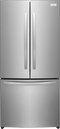 Frigidaire 17.6 Cu. Ft. Counter-Depth French Door Refrigerator - Brushed Steel-Washburn's Home Furnishings