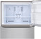 LG 24 cu. ft. Top Freezer Refrigerator - Stainless Steel-Washburn's Home Furnishings