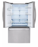 LG 28 CuFt French Door Refrigerator w/Ice and Water in Door - Stainless-Washburn's Home Furnishings