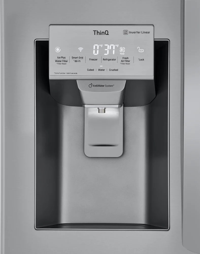 LG 33” W 3-Door French Door Refrigerator-Washburn's Home Furnishings