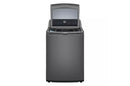 LG 4.1 cu. ft. Top Load Washer with 4-Way Agitator® and TurboDrum™ Technology - Monochrome Grey-Washburn's Home Furnishings