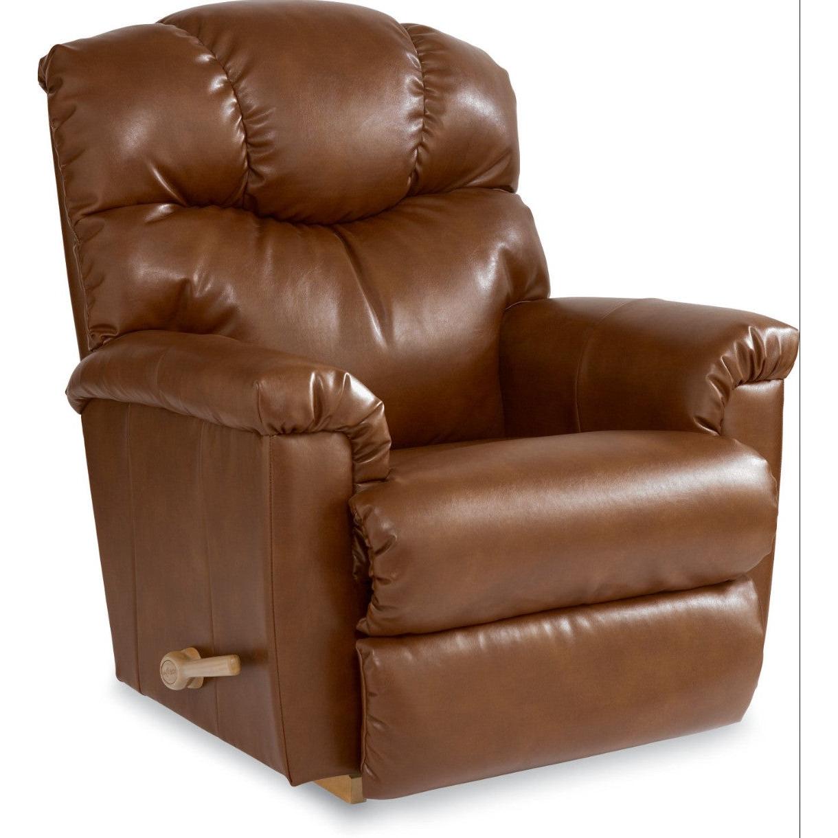 La-Z-Boy Lancer Rocking Recliner in Cobblestone Leather