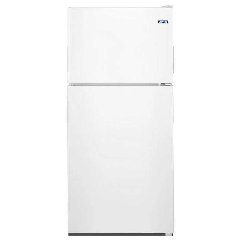 Maytag 30-Inch Wide Top Freezer Refrigerator with PowerCold® Feature - 18 Cu. Ft. - White-Washburn's Home Furnishings