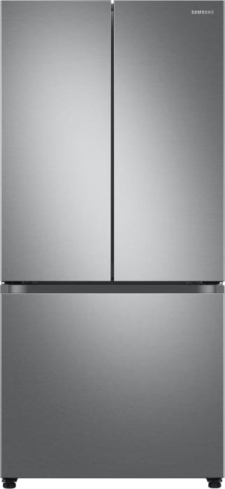 Samsung 33 in. W 25 cu. ft. 3-Door French Door Smart Refrigerator in Stainless Steel with Beverage Center and Dual Ice-Washburn's Home Furnishings