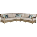 Silo Point - Brown - 3 Pc. Sectional Lounge-Washburn's Home Furnishings