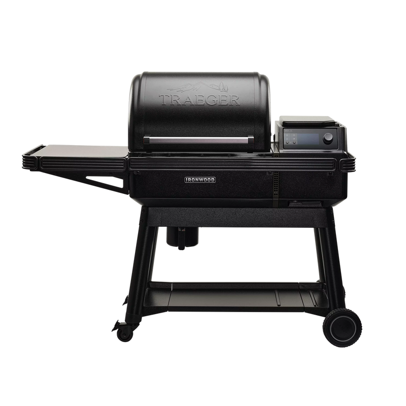 Traeger Ironwood Wi-Fi Pellet Grill and Smoker in Black-Washburn's Home Furnishings