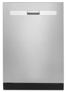Whirlpool Quiet Dishwasher with 3rd Rack and Pocket Handle - Fingerprint Resistant Stainless Steel-Washburn's Home Furnishings