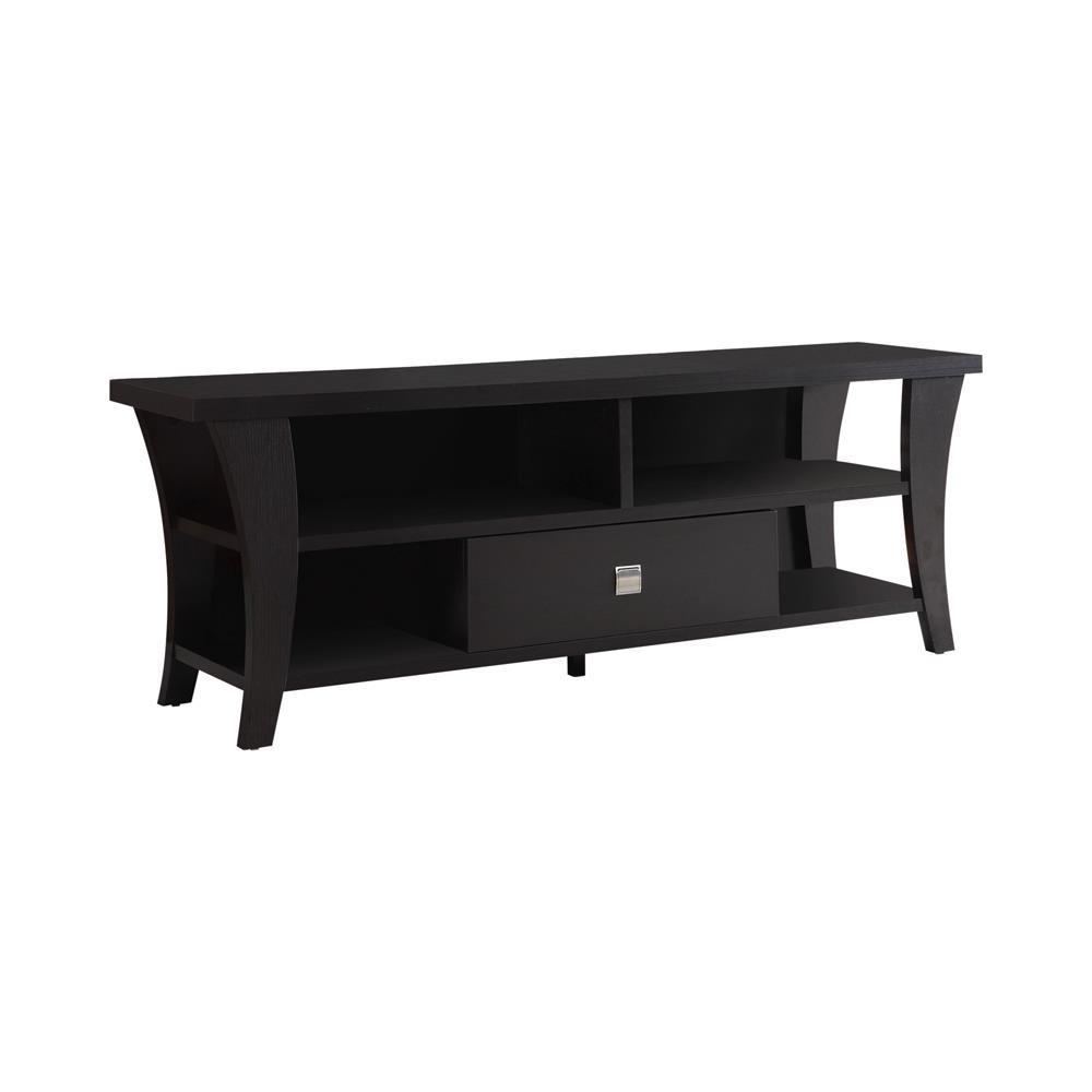 1drawer Tv Console Black Washburn's Home Furnishings
