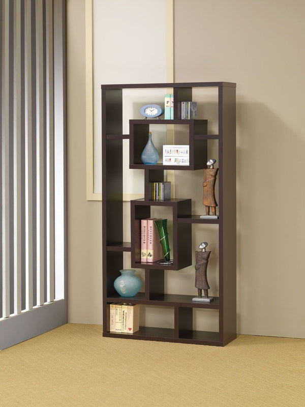 10-shelf Bookcase-Washburn's Home Furnishings