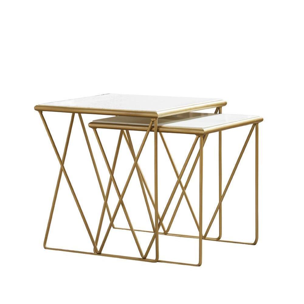 2-piece Nesting Table Set - Yellow – Washburn's Home Furnishings