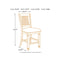 Ashley Bolanburg - Two-tone - Upholstered Barstool-Washburn's Home Furnishings