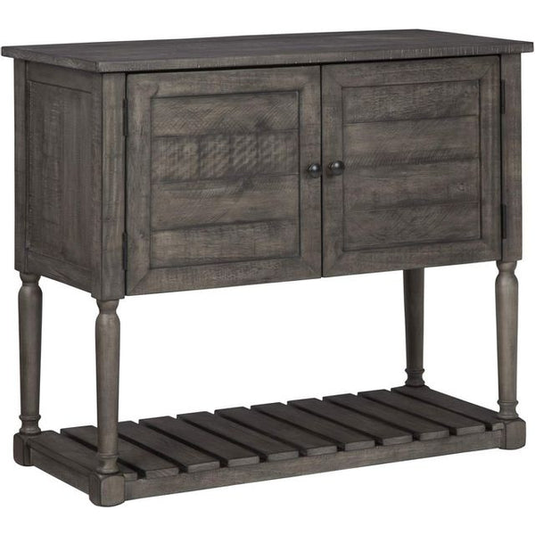 Ashley Lennick Accent Cabinet in Antique Gray-Washburn's Home Furnishings