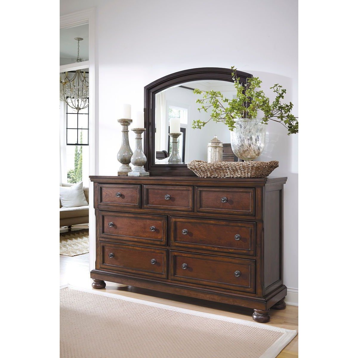 porter dresser rustic brown Porter Rustic Brown Dresser