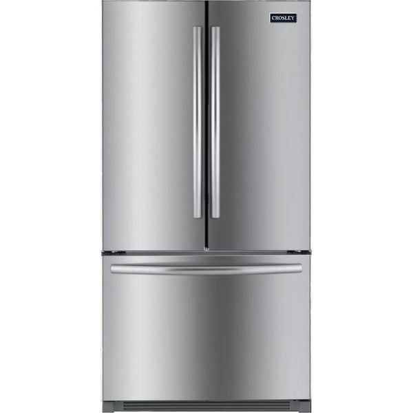Crosley 26.1 CuFt French Door Refrigerator w/Ice Maker-Washburn's Home Furnishings