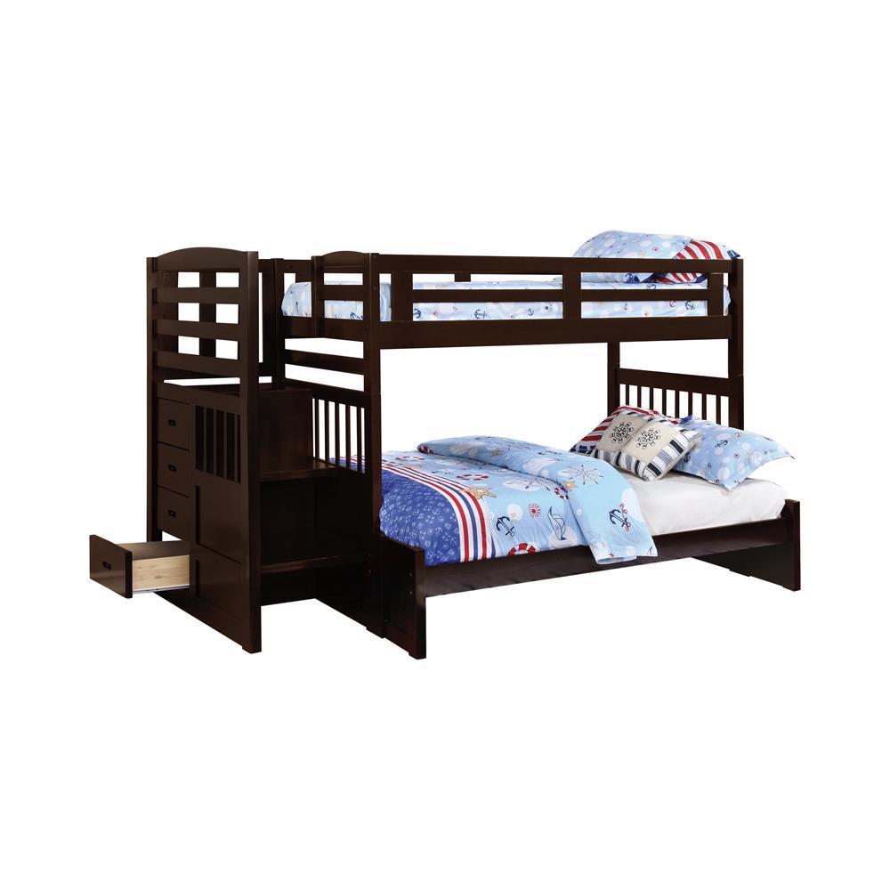 Dublin Bunk Bed Twin Over Full Bunk Bed Washburn's Home Furnishings