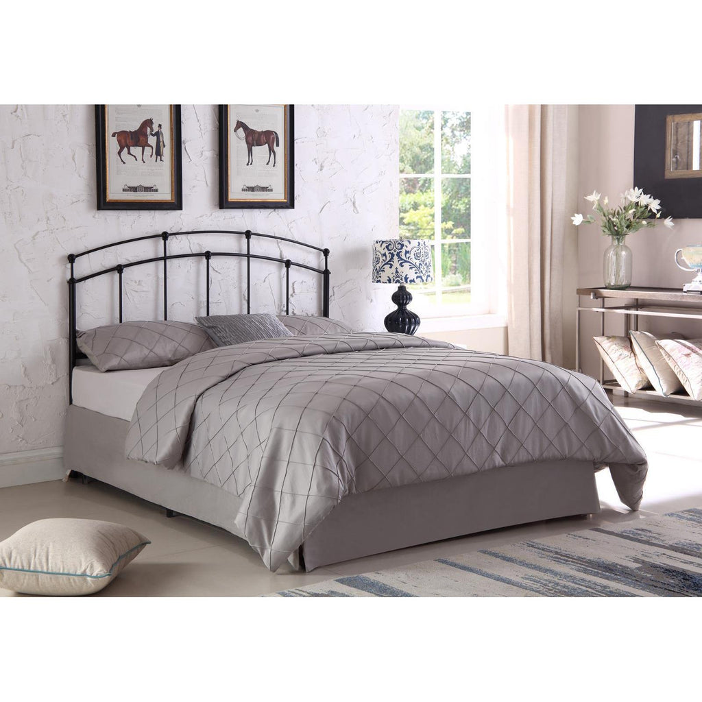 Full / Queen Metal Arched Headboard Black Washburn's Home Furnishings