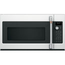 GE Café 1.7 Cu. Ft. Convection Over-the-Range Microwave Oven in Matte White-Washburn's Home Furnishings