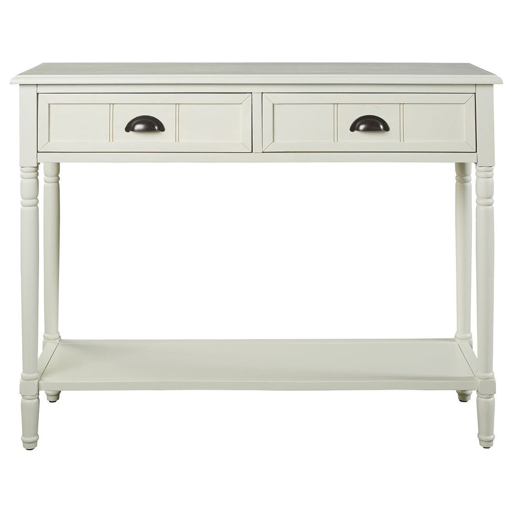 Goverton White Console Sofa Table Washburn's Home Furnishings