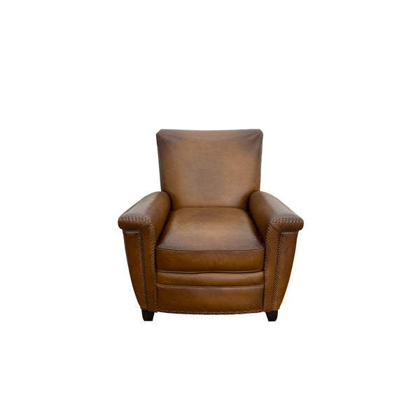 Hi-Rock Edinburgh Leather Accent Chair in Liquor-Washburn's Home Furnishings
