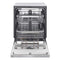 LG Top Control Dishwasher 44 dba w/ 3rd Rack in Stainless-Washburn's Home Furnishings