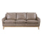 Leather Italia Cammack Sofa in Sandy Brown Leather-Washburn's Home Furnishings