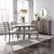 Liberty Modern Farmhouse Round Dining Table Set w/ 4 Ladder Back Side Chairs-Washburn's Home Furnishings