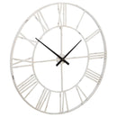 Paquita - Antique White - Wall Clock-Washburn's Home Furnishings