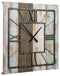 Perdy - Brown - Wall Clock-Washburn's Home Furnishings