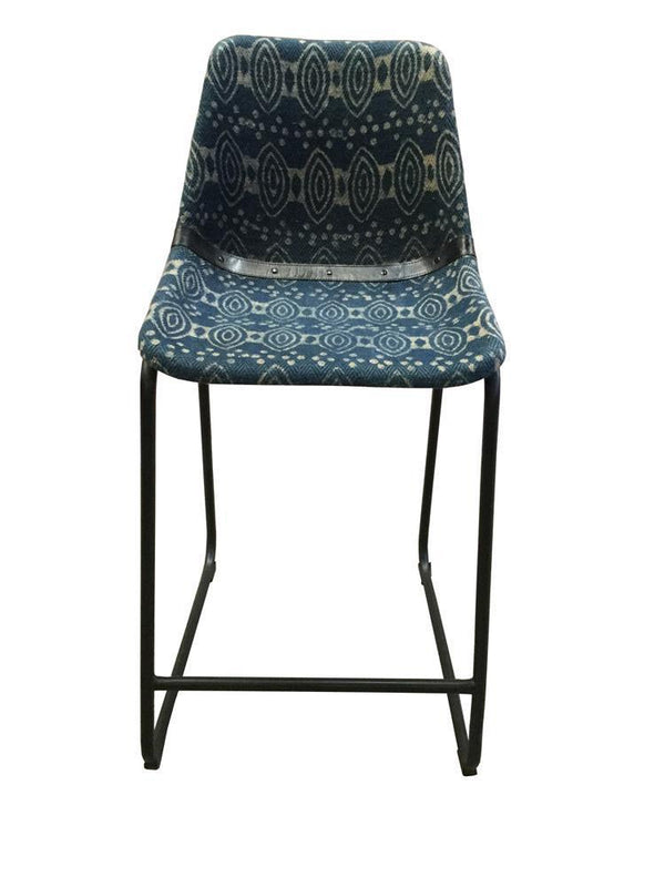 Rinconia - Counter Height Stool With Footrest - Blue-Washburn's Home Furnishings