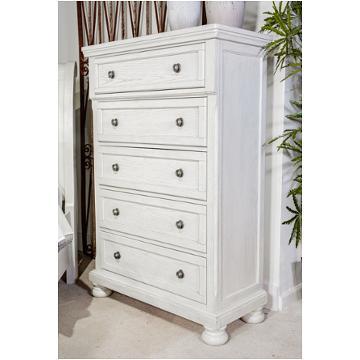 Robbinsdale Five Drawer Chest in Antique White-Washburn's Home Furnishings