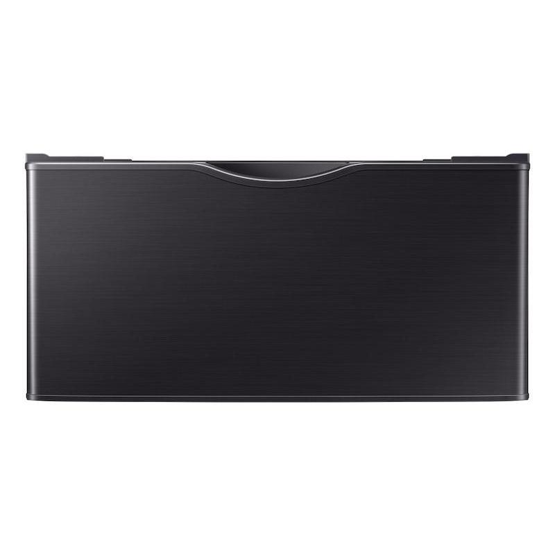 Samsung 27in Laundry Pedestal in Black Stainless Steel Washburn's Home Furnishings