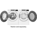 Whirlpool 7.4 Cu. Ft. Electric Wrinkle Shield Dryer in White-Washburn's Home Furnishings