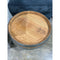 Wine Barrel Head Hairpin Table-Clear Coat-Washburn's Home Furnishings