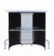 1-shelf Bar Unit - Black-Washburn's Home Furnishings