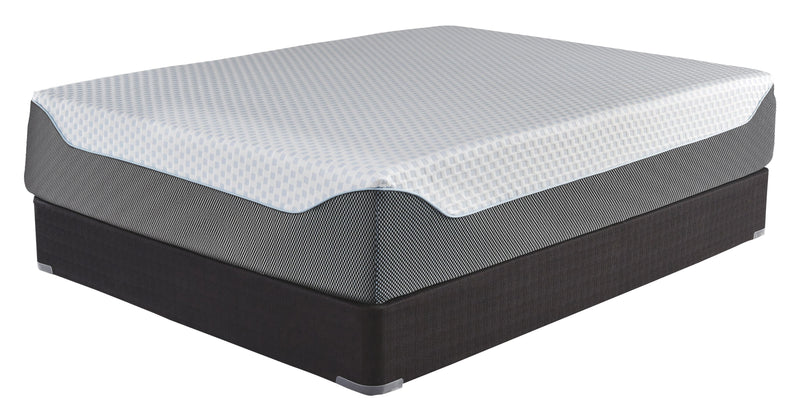 14 Inch Chime Elite - White/blue - California King Mattress-Washburn's Home Furnishings