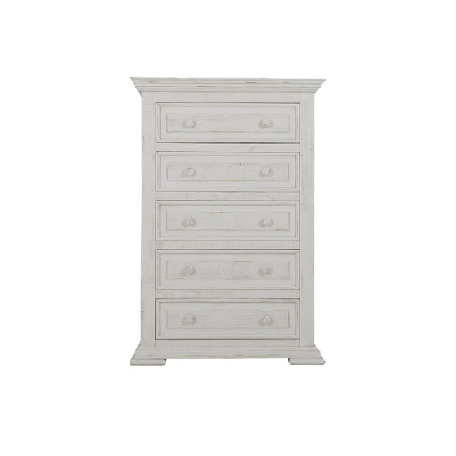 IFD Terra White Chest, 5 drawer