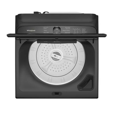 5.2-5.3 Cu. Ft. Whirlpool® Top Load Washer with Removable Agitator in Volcano Black-Washburn's Home Furnishings