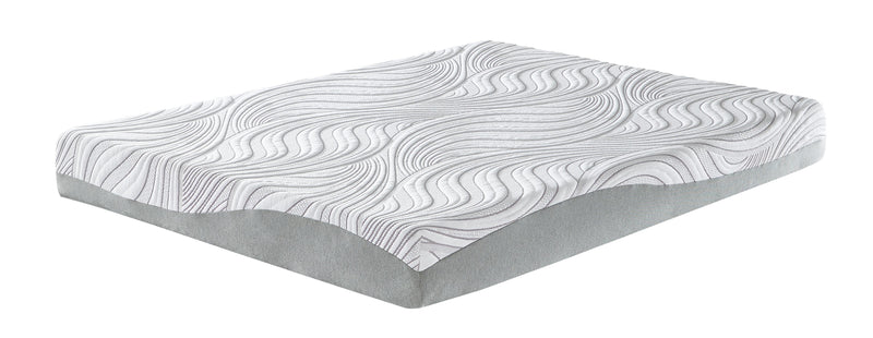 8 Inch Memory Foam - White - Queen Mattress-Washburn's Home Furnishings