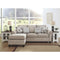 Abney - Driftwood - Sofa Chaise Queen Sleeper-Washburn's Home Furnishings