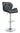 Adjustable Bar Stools - Chrome And Grey (set Of 2)-Washburn's Home Furnishings