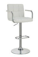 Adjustable Height Bar Stool - White-Washburn's Home Furnishings