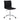 Adjustable Height Office Chair - Black Fabric And Chrome — 800725 — view 1