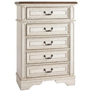 Realyn - Chipped White - Chest-Washburn's Home Furnishings