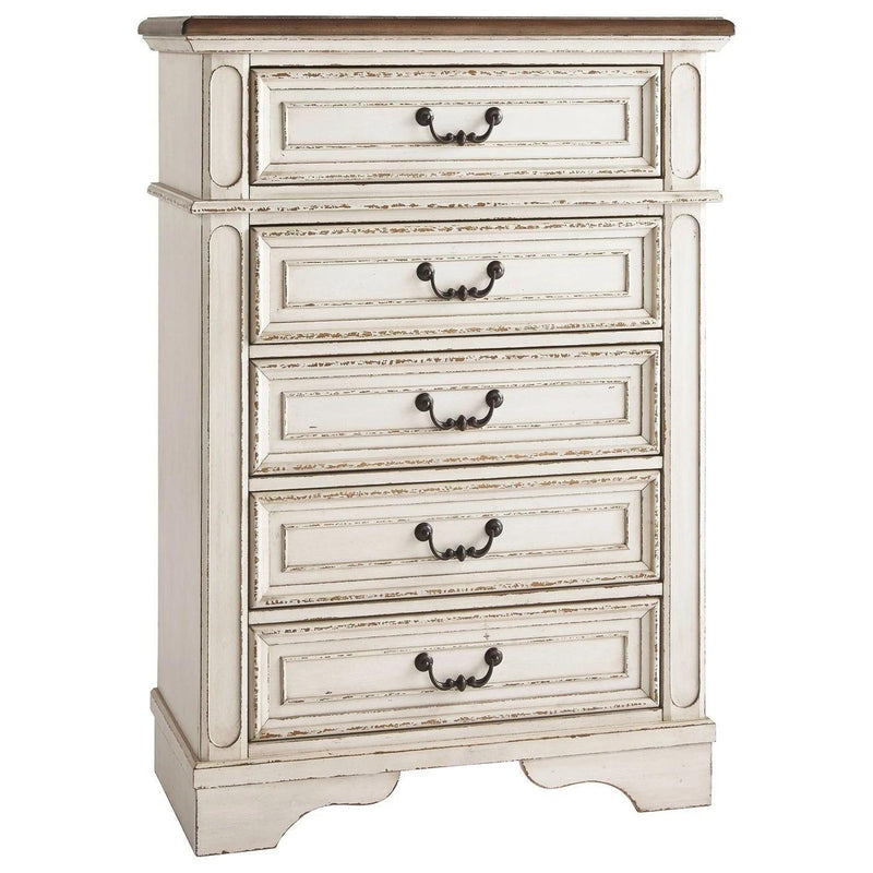 Realyn - Chipped White - Chest-Washburn's Home Furnishings