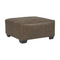 Ashley Abalone Oversized Accent Ottoman in Chocolate-Washburn's Home Furnishings