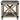 Ashley Aldwin Rectangular End Table Crossbuck Styling in Gray-Washburn's Home Furnishings