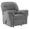 Allmaxx - Pewter - Rocker Recliner-Washburn's Home Furnishings