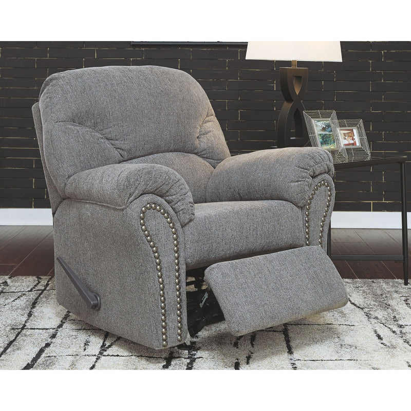 Allmaxx - Pewter - Rocker Recliner-Washburn's Home Furnishings