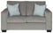 Ashley Altari Loveseat in Light Gray-Washburn's Home Furnishings